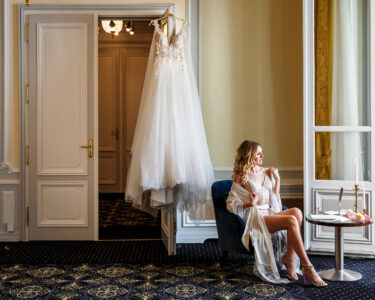 Erfolgreiche Boudoir Fotosession am Hochzeitsmorgen, trotz Zeitmangel